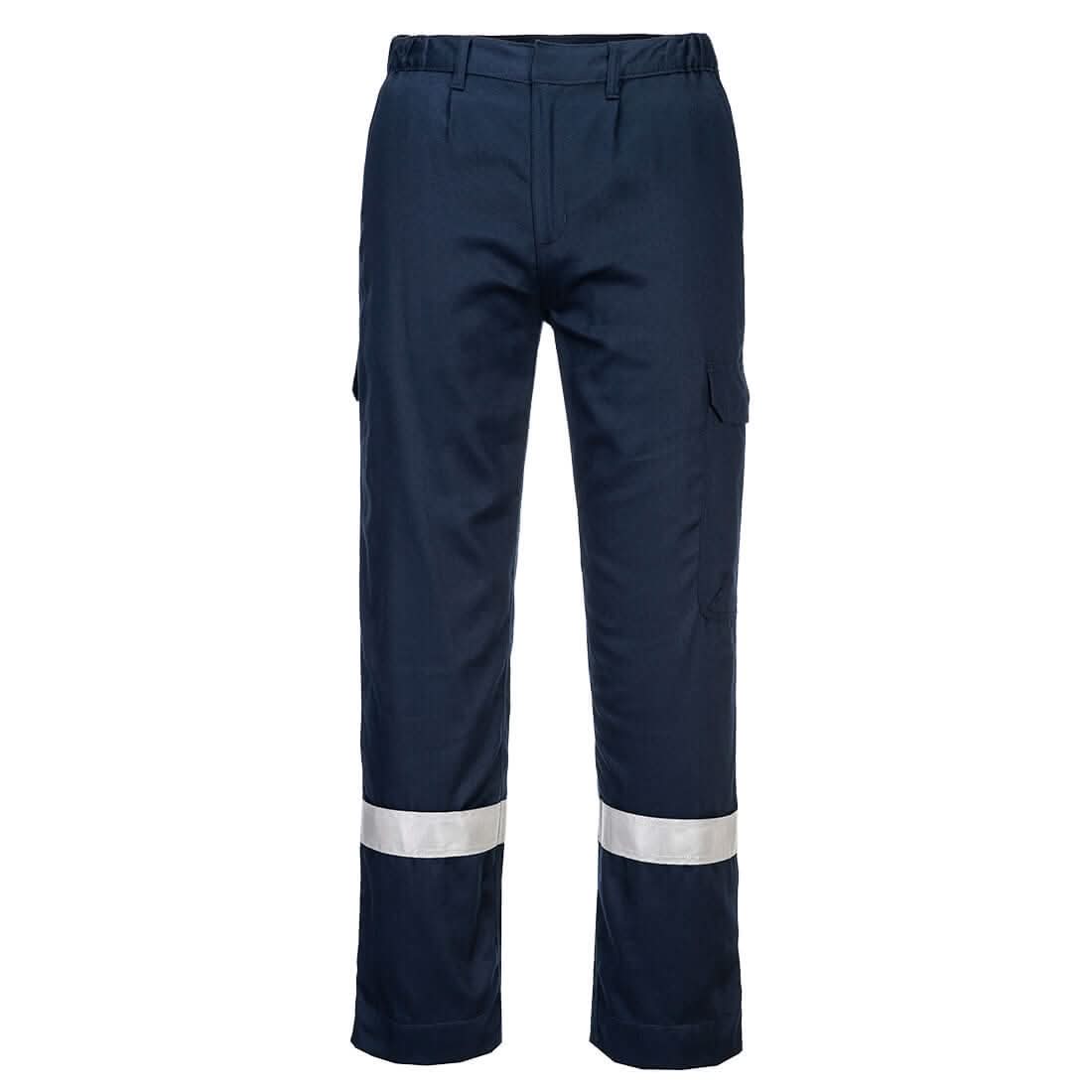 Portwest Bizflame Work Lightweight Anti Static Fr Trousers FR412 - Navy - Customisable Trousers