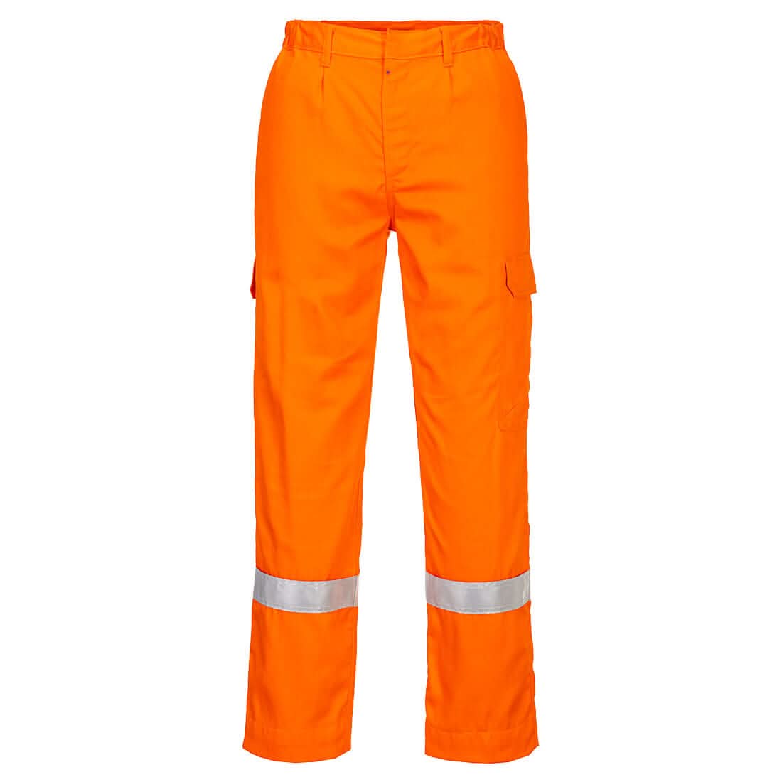 Portwest Bizflame Work Lightweight Anti Static Fr Trousers FR412 - Orange - Customisable Trousers