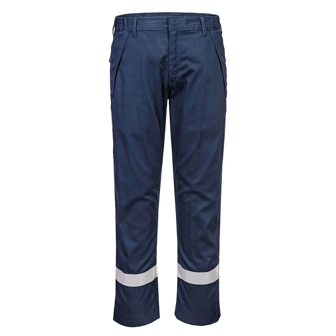 Portwest Bizflame Work Fr Trousers FR417 - Navy - Customisable Trousers