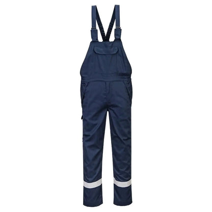 Bizflame Work+ Fr Bib And Brace Fr418 - Navy - Customisable Bib &amp; Braces