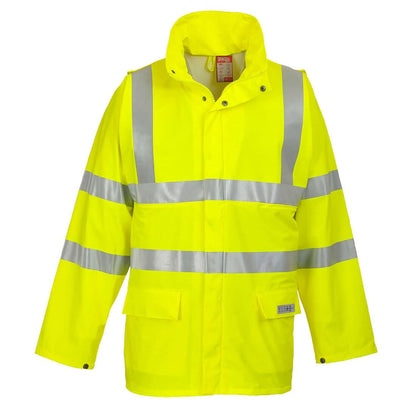 Portwest Sealtex Flame Hi Vis Fr Jacket FR41 - Yellow - Customisable Jackets