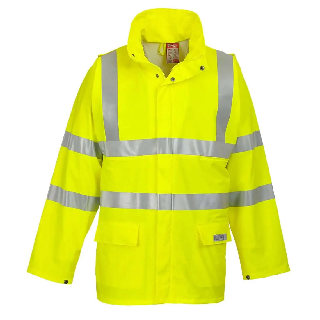 Sealtex Flame Hi Vis Fr Jacket Fr41 - Yellow - Customisable Rain Jackets