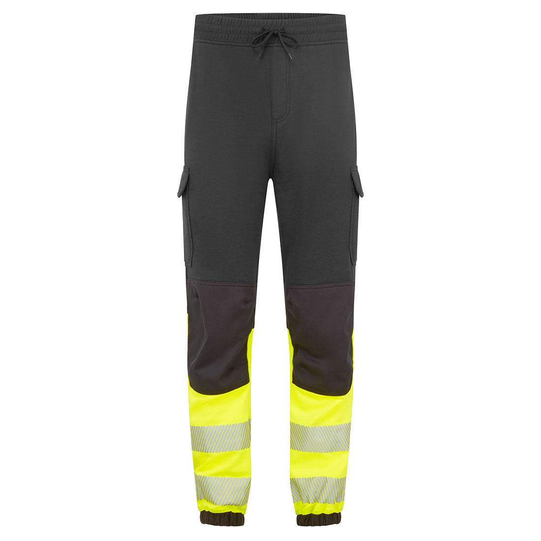 Pw3 Modaflame Hi Vis Class 1 Fr Jogger Fr433 - black-yellow - Customisable Joggers