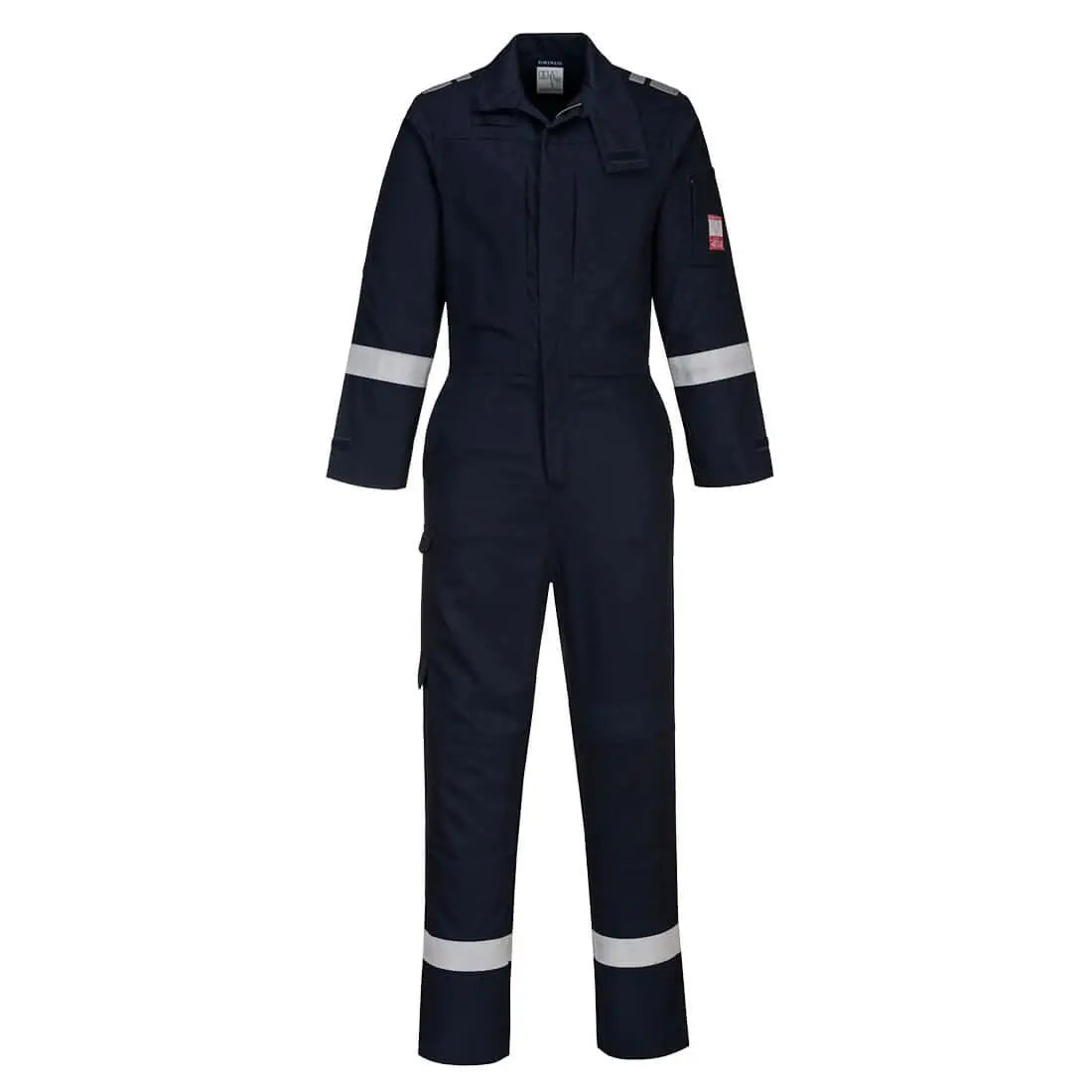 Bizflame Work Lightweight Stretch Panelled Fr Coverall Fr502 - Navy - Customisable Coveralls