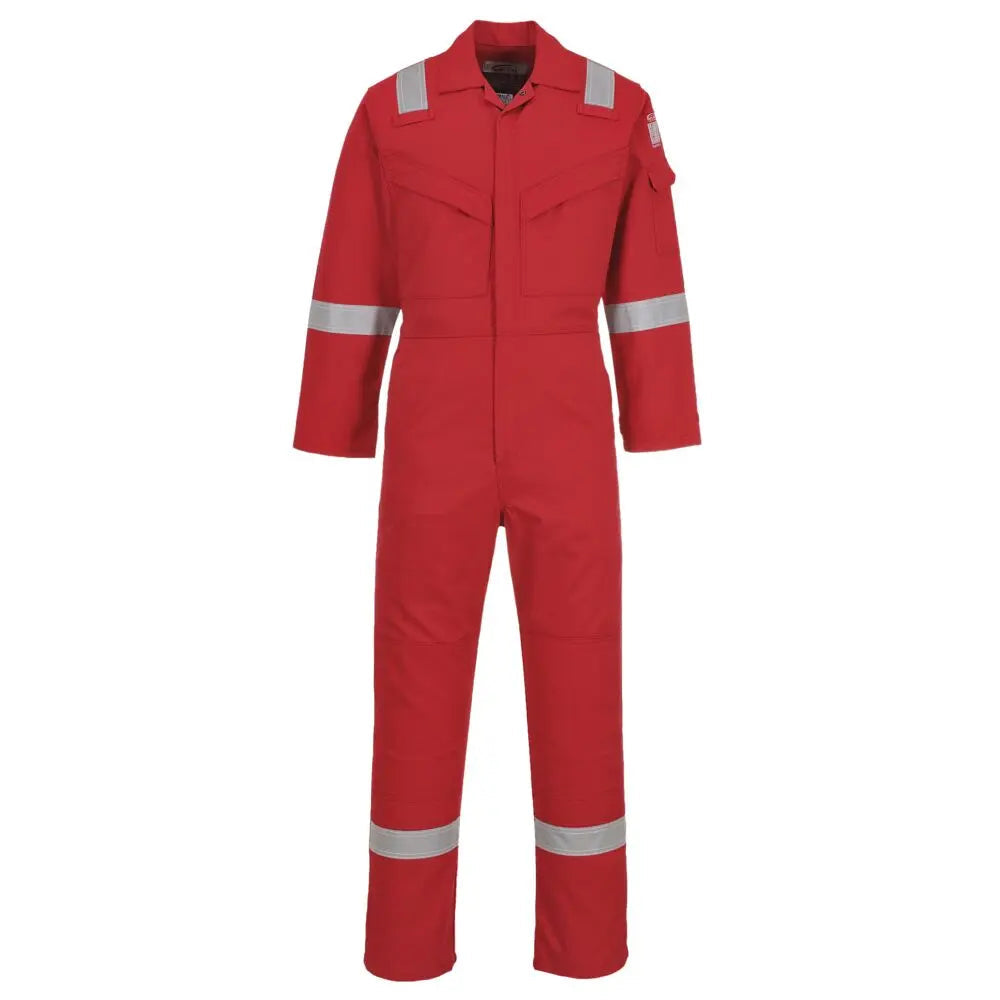 Bizflame Work Fr Coverall Fr50 - Red - Customisable Coveralls