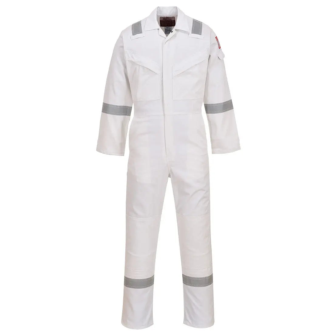 Bizflame Work Fr Coverall Fr50 - White - Customisable Coveralls