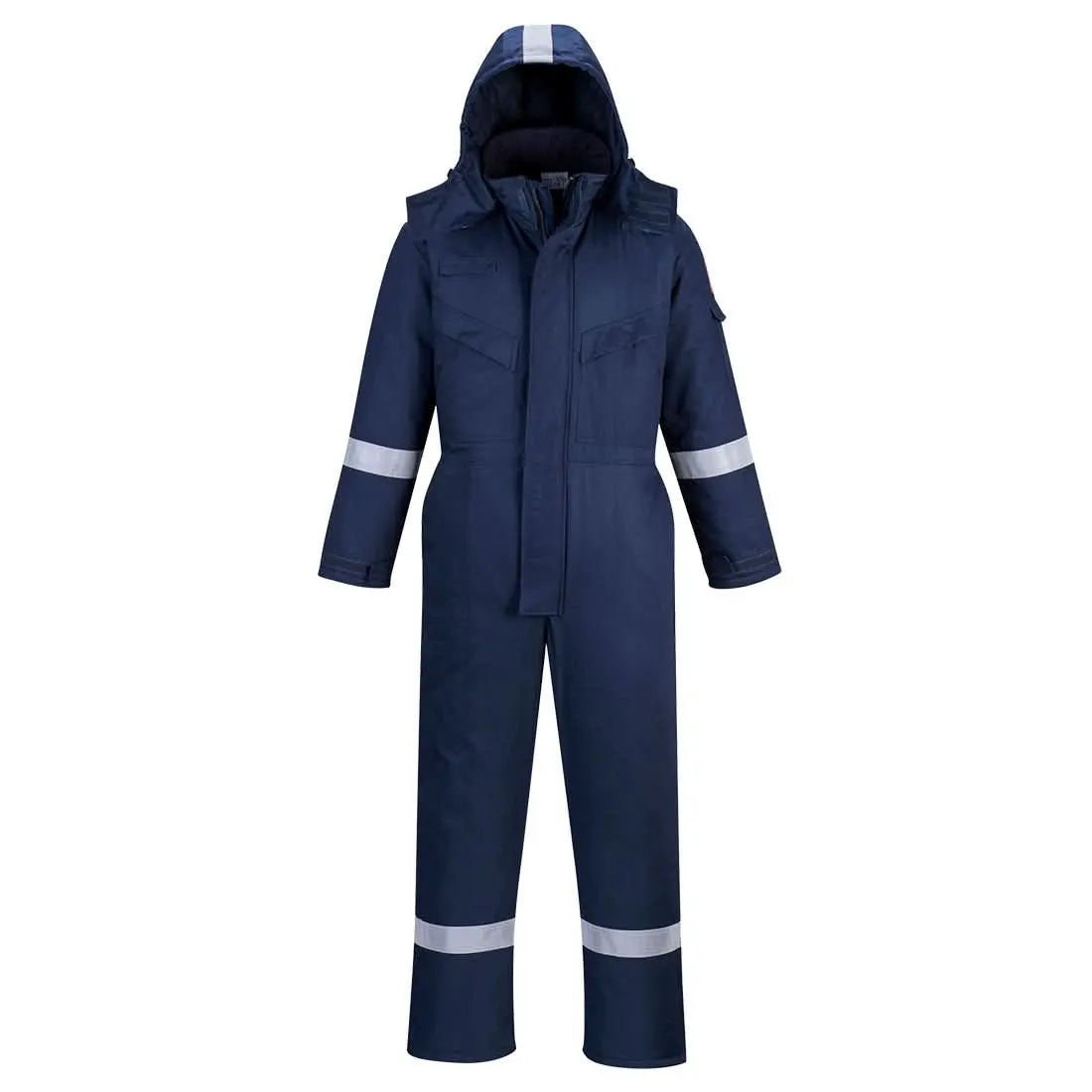 Bizflame Work Fr Insulated Coverall Fr53 - Navy - Customisable Coveralls