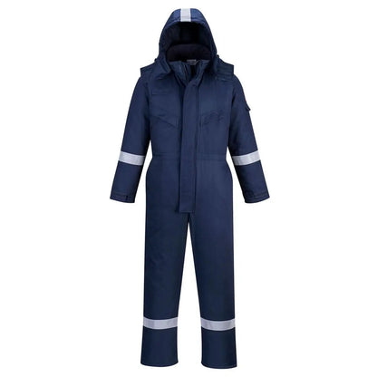 Bizflame Work Fr Insulated Coverall Fr53 - Navy - Customisable Coveralls