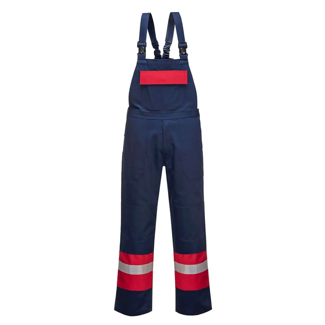 Bizflame Work Two Tone Fr Bib And Brace Fr57 - Navy - Customisable Bib &amp; Braces