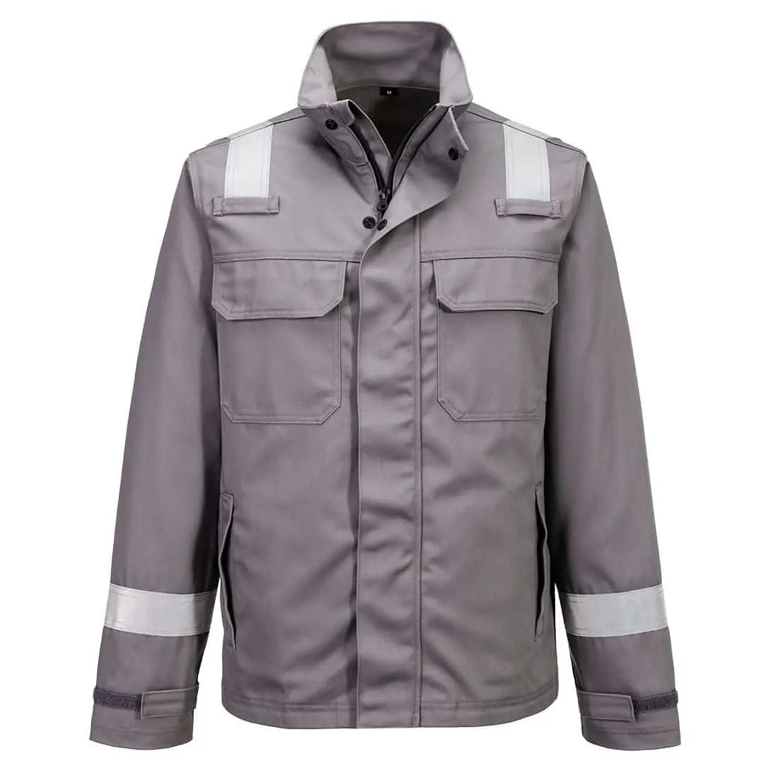 Bizflame Work+ Fr Jacket Fr609 - Grey - Customisable Work Jackets