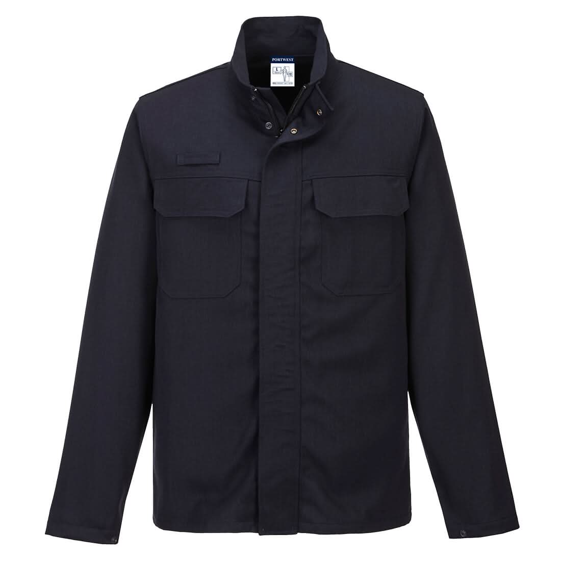 Portwest Aluflame Work Molten Metal Fr Jacket FR65 - Navy - Customisable Jackets