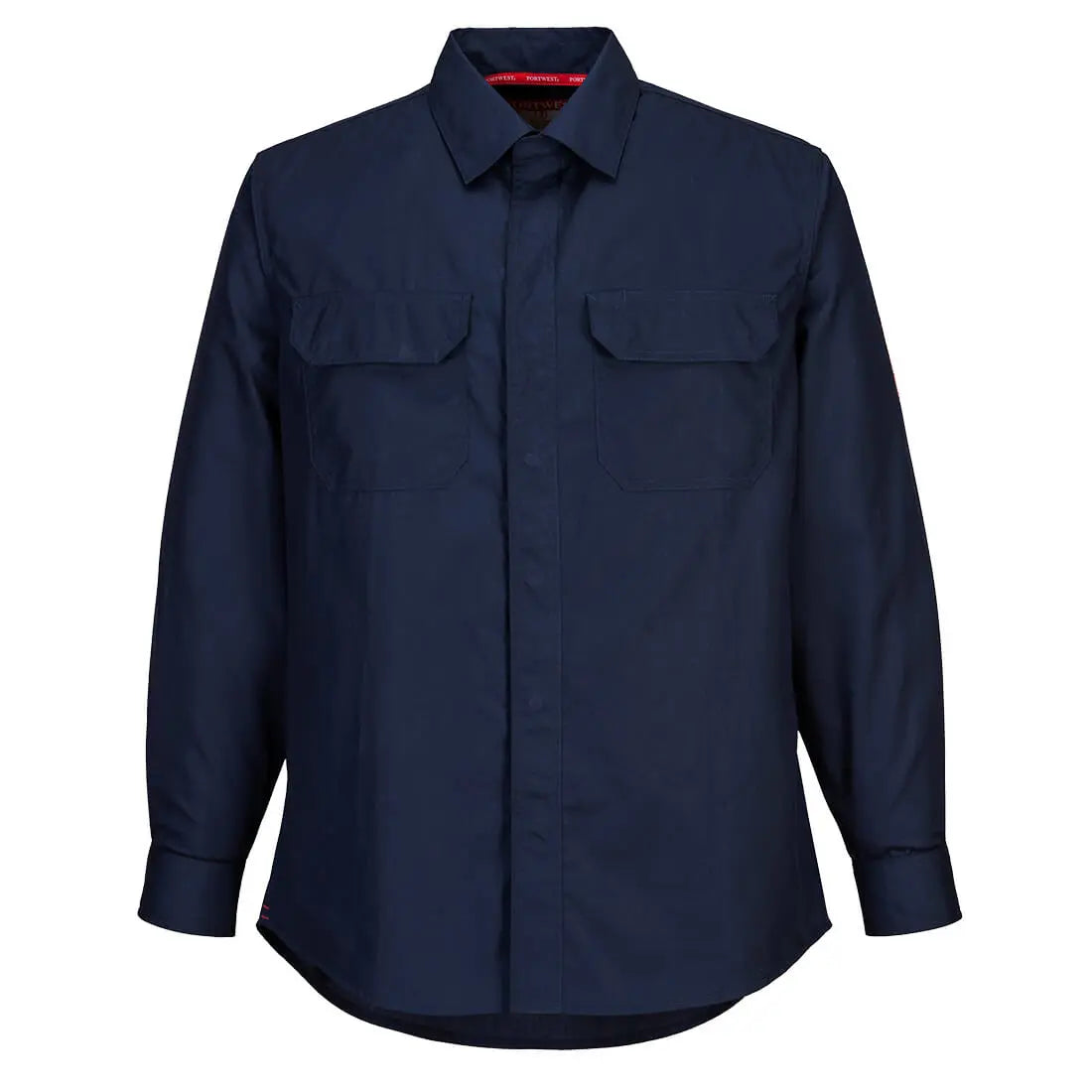 Bizflame Work Lightweight Fr Shirt Fr69 - Navy - Customisable Shirts