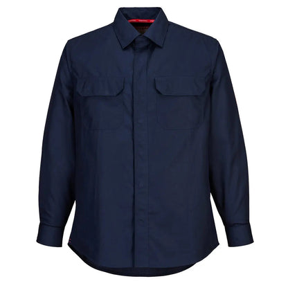Bizflame Work Lightweight Fr Shirt Fr69 - Navy - Customisable Shirts