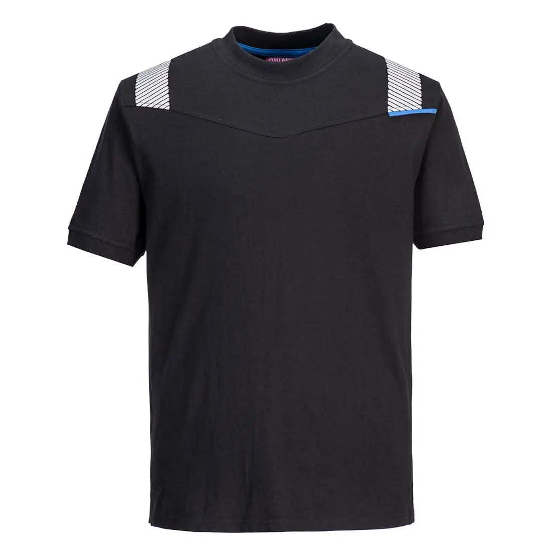 Wx3 Modaflame Knit Fr Short Sleeve T Shirt Fr712 - Black - Customisable T-Shirt