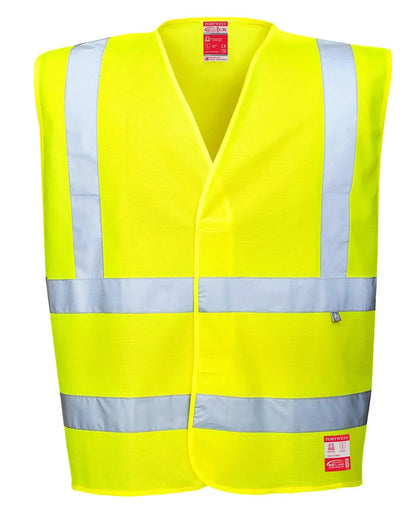 Bizflame Hi Vis Fr Vest Fr71 - Yellow - Customisable Vests