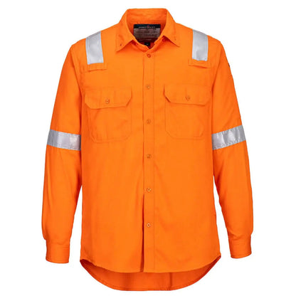 Bizflame Work Lightweight Fr Shirt Fr720 - Orange - Customisable Shirts