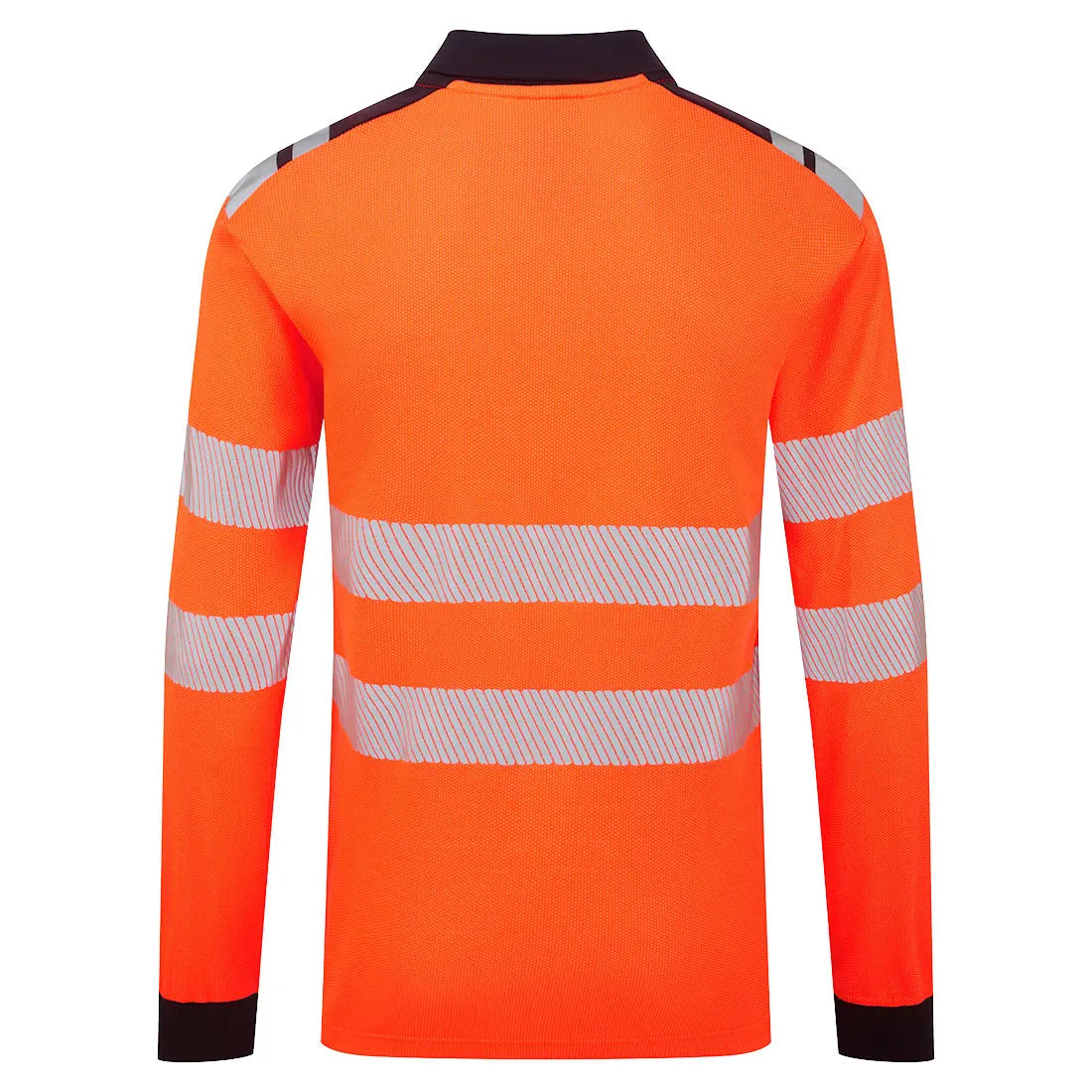 Pw3 Modaflame Knit Hvo Fr Long Sleeve Polo Shirt Fr734 - - Customisable Polo Shirts