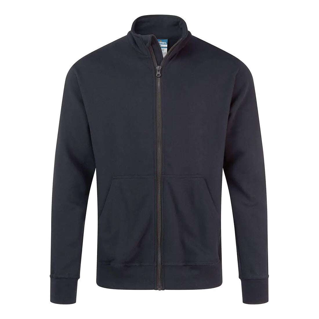 Modaflame Knit Fr Full Zip Sweatshirt Fr738 - Navy - Customisable Sweatshirts