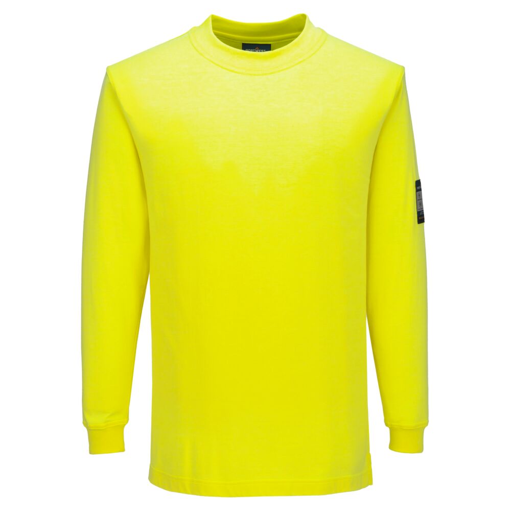 Modaflame Knit Fr Long Sleeve T Shirt Fr806 - Yellow - Customisable T-Shirt