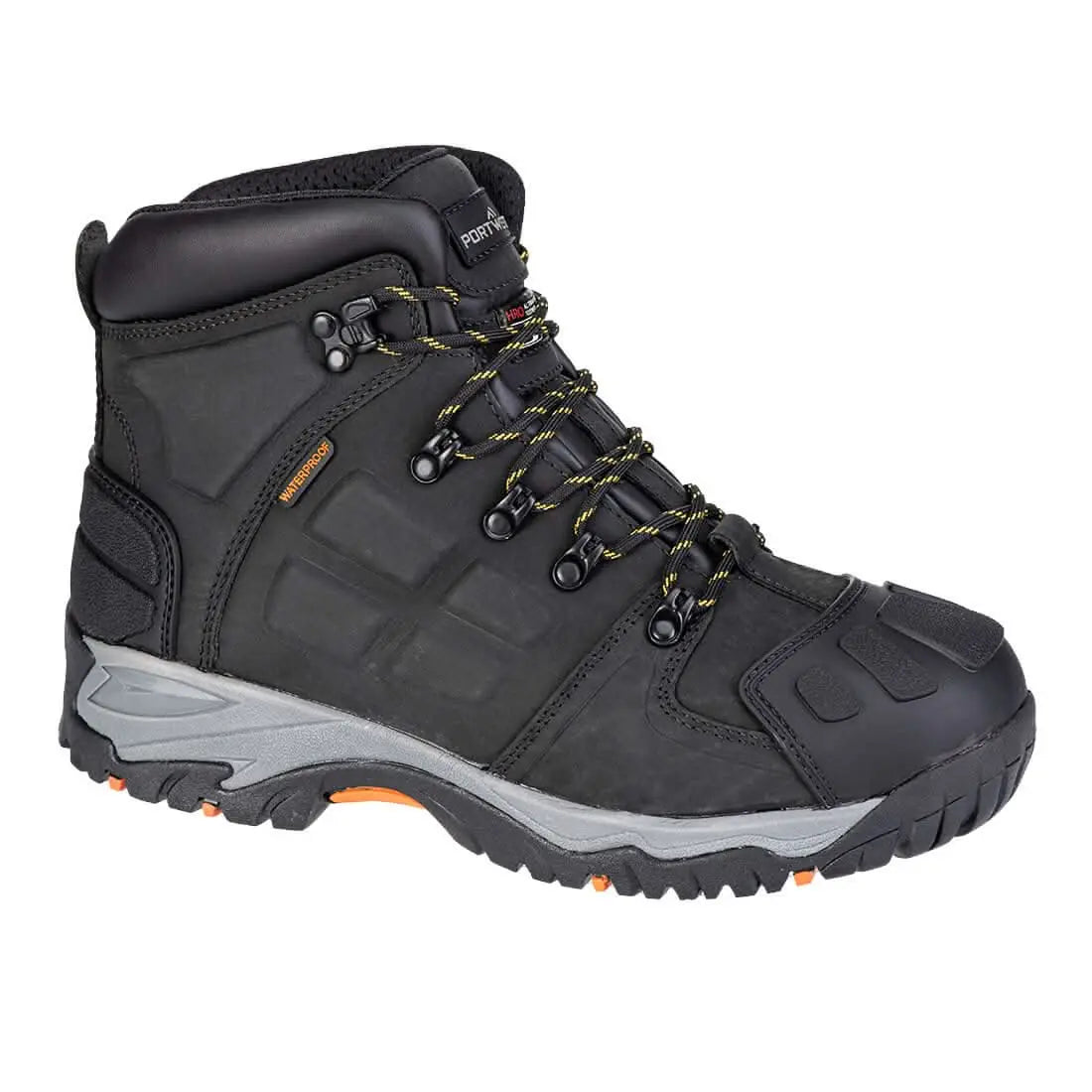 Steel Leather Ankle Boot S7 Hro Ci Lg Sr Sc Fo Ft05 - Black - Customisable Boots