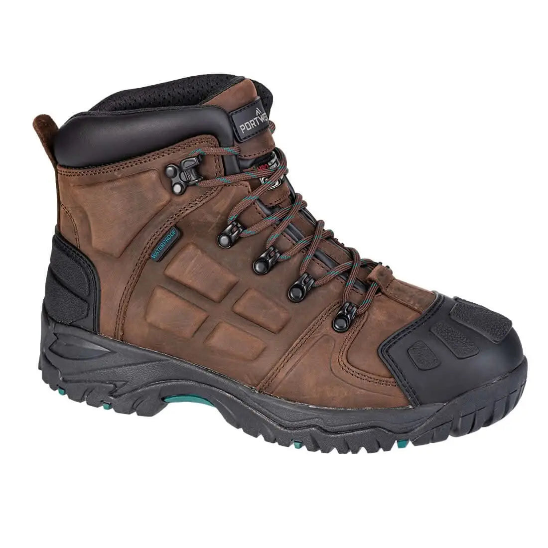 Steel Leather Ankle Boot S7 Hro Ci Lg Sr Sc Fo Ft05 - Brown - Customisable Boots