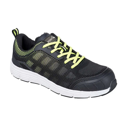Steel Textile Trainer S1 P Fo Sr Ft15 - Black Green - Customisable