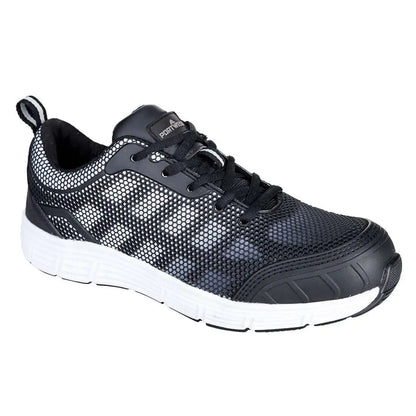 Steel Textile Trainer S1 P Fo Sr Ft15 - Black White - Customisable