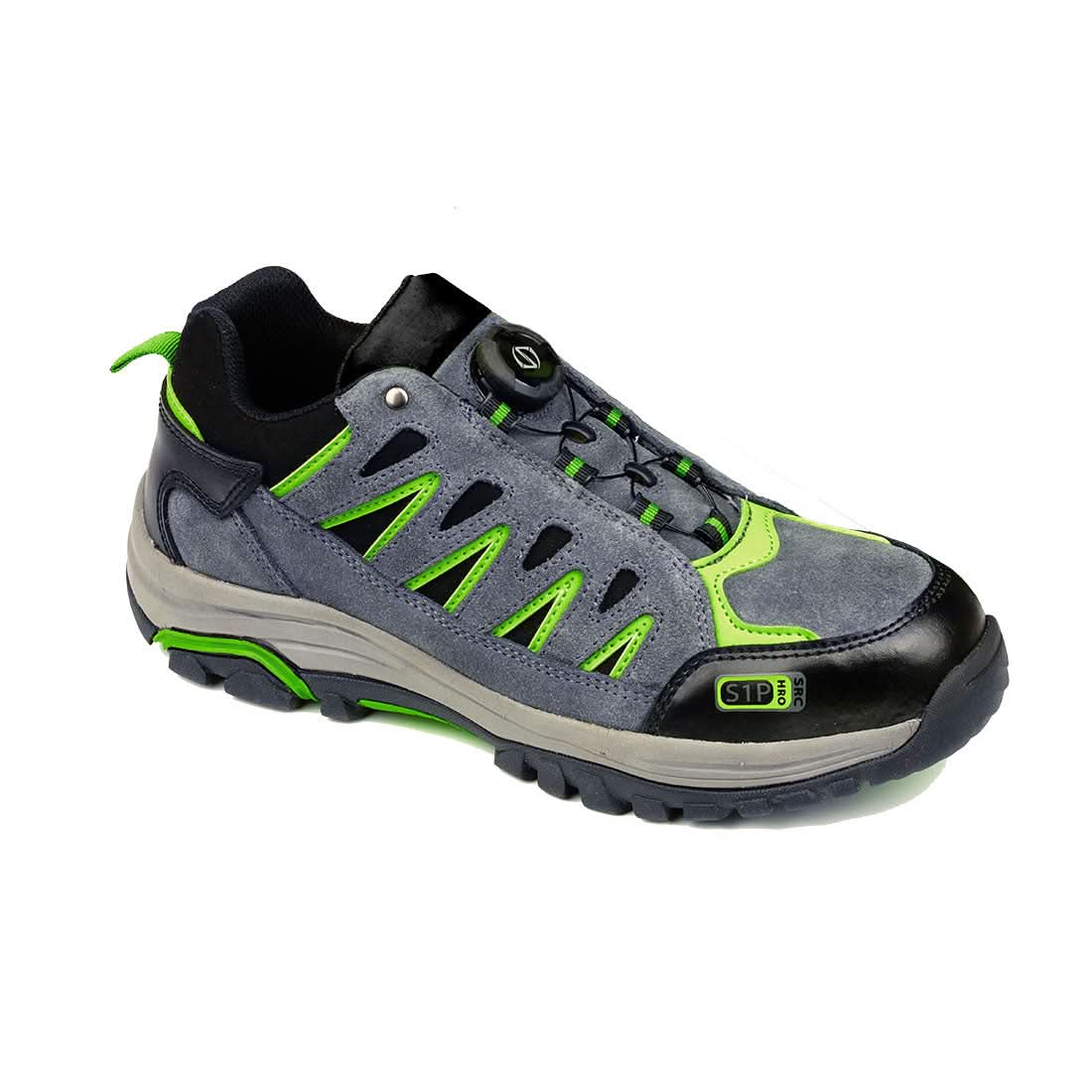 Portwest Steelite Wire Lace Safety Trainer S1P Hro FT18 - Grey Green - Customisable Trainers