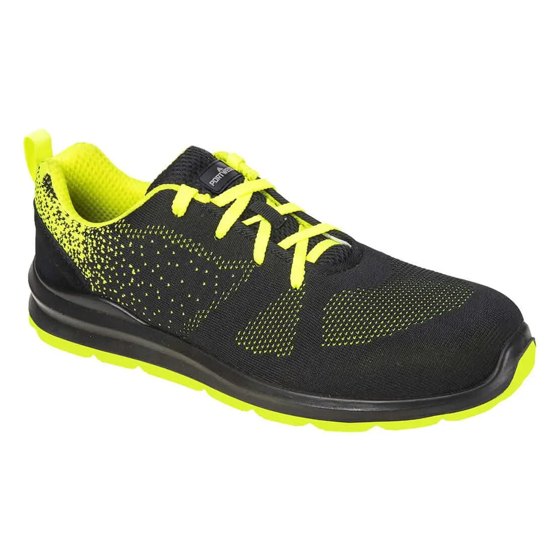 Steel Textile Trainer S1 P Fo Sr Ft25 - Black Green - Customisable Trainers