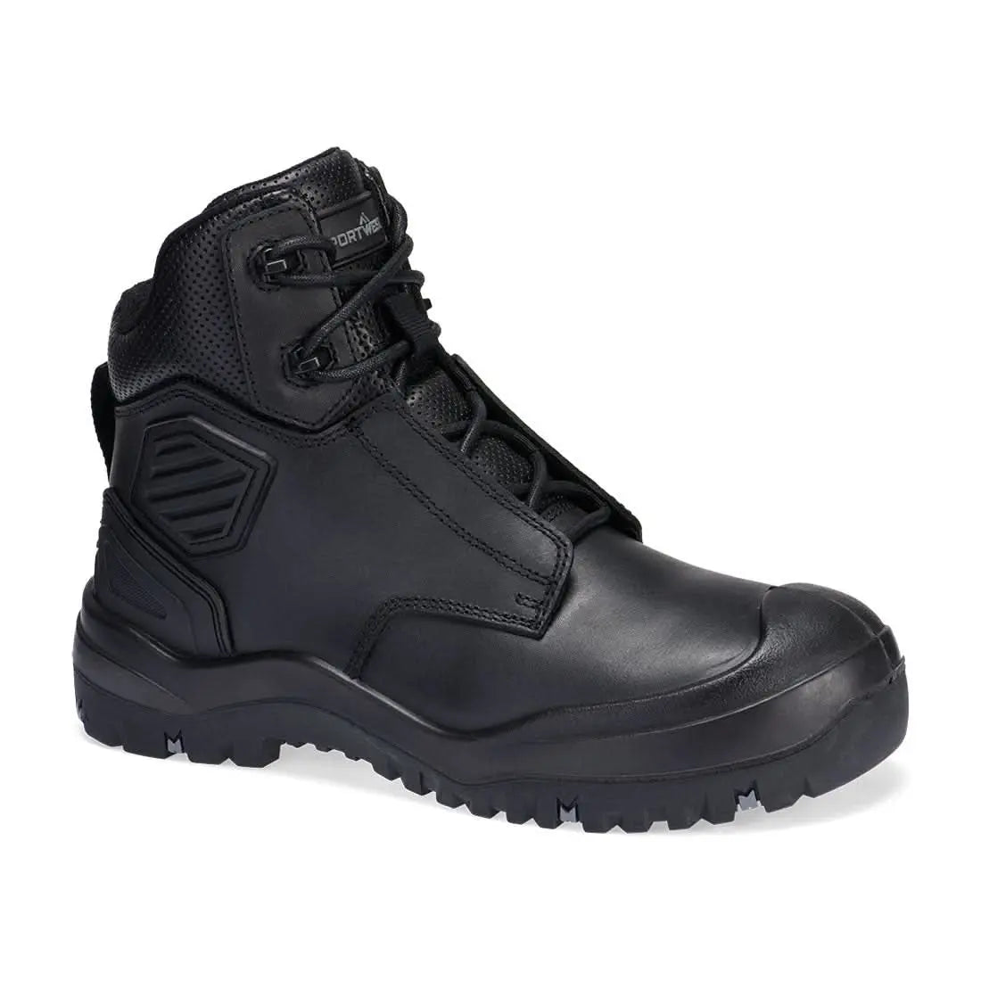 Steel Leather Ankle Boot S3 Sc Hro Hi Ci Lg Sr Fo Ft30 - Black - Customisable Boots