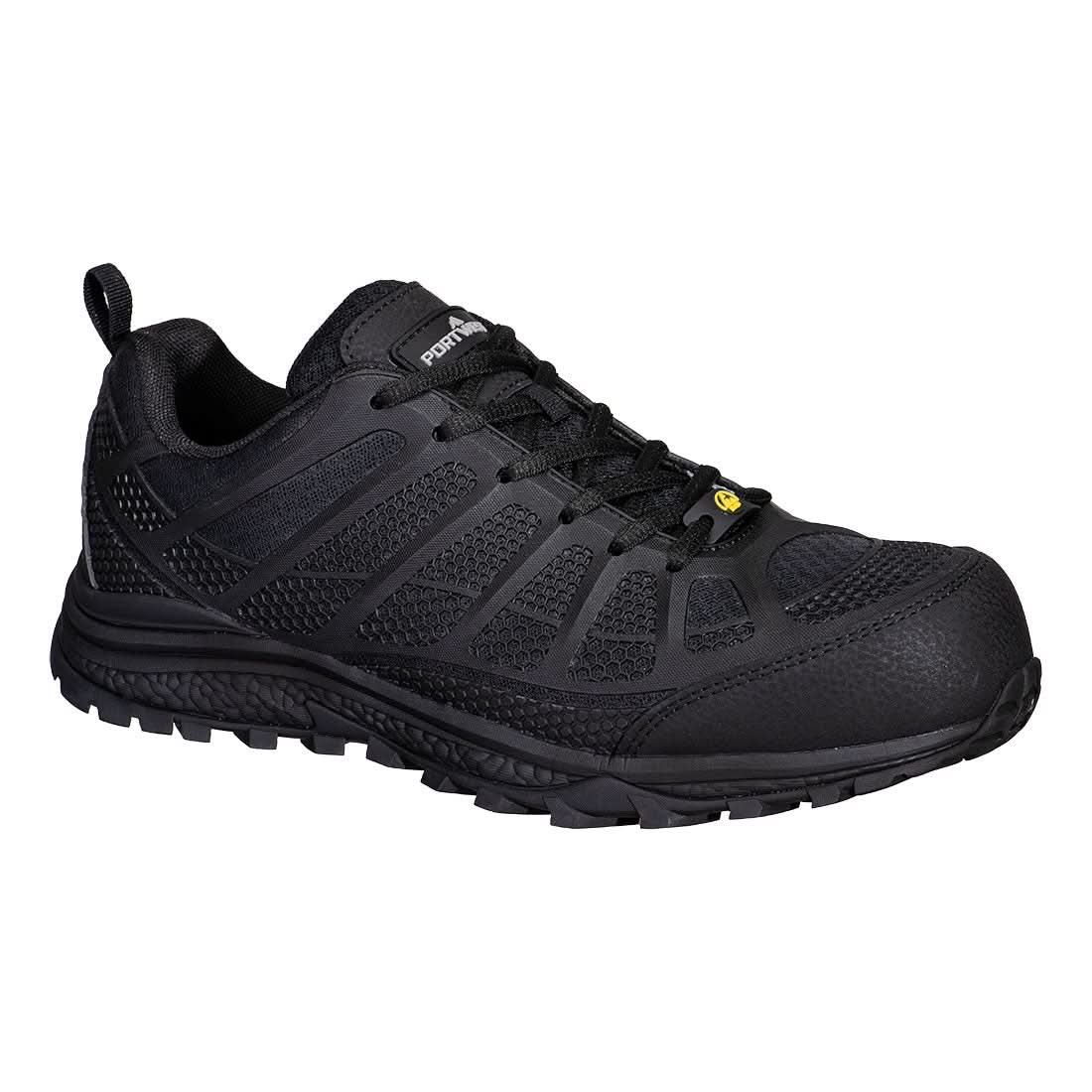 Portwest Composite Textile Trainer S1Ps Esd Sr Fo FT46 - Black - Customisable Trainers