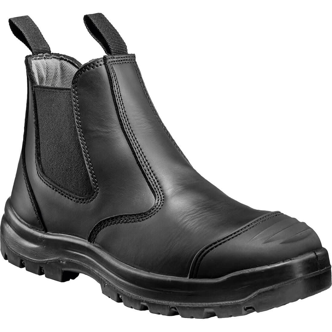 Portwest Steel Leather Dealer Boot S3 Src FT71 - Black - Customisable Boots