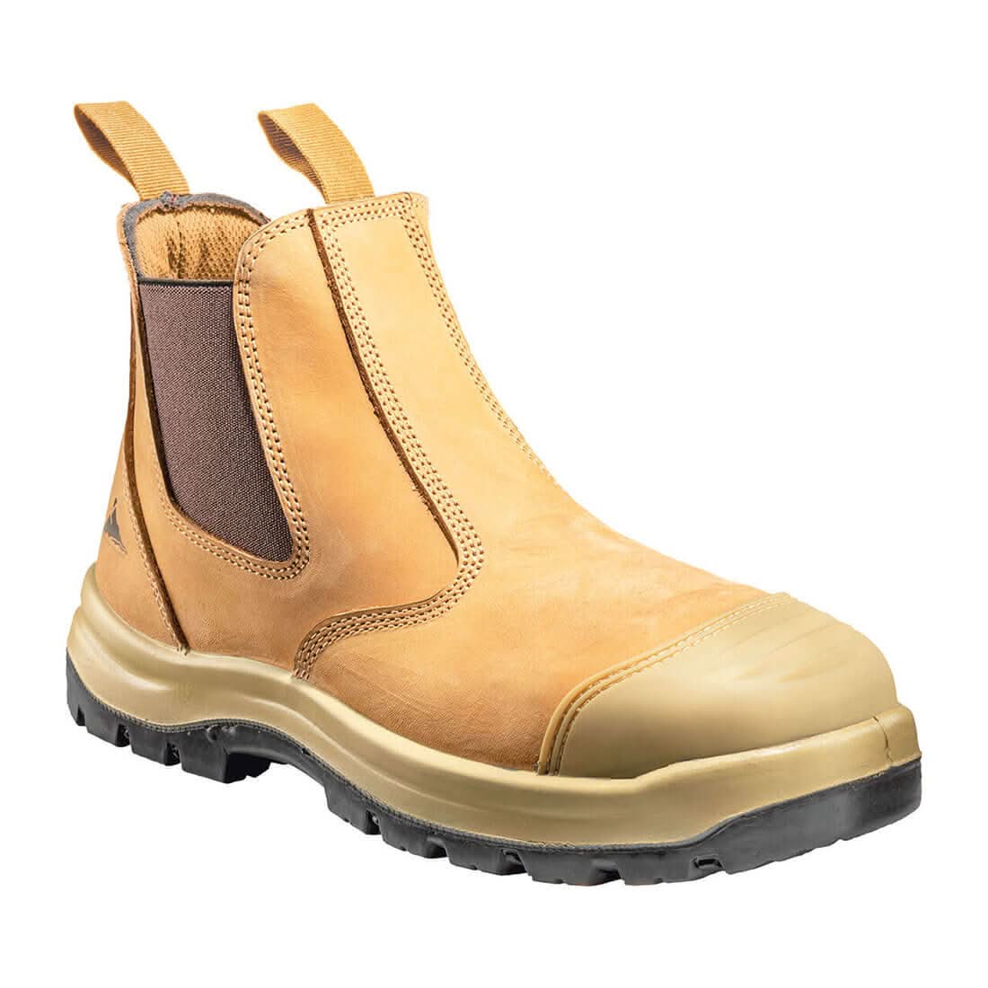 Portwest Steel Leather Dealer Boot S3 Src FT71 - Wheat - Customisable Boots
