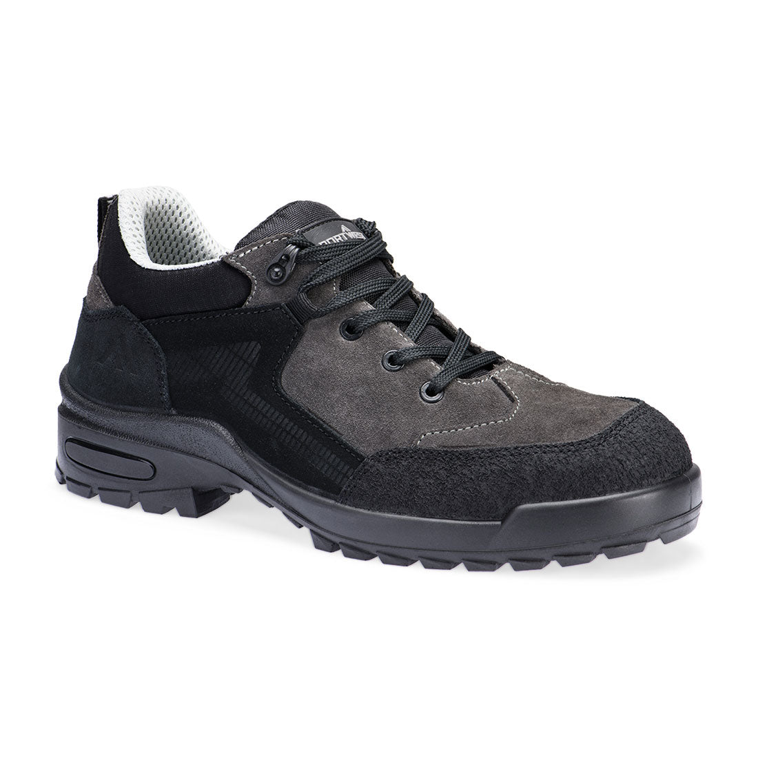 Steel Suede Leather Low Shoe S3 L Ci Fo Sr Ft73 - Black Grey - Customisable Low Shoes