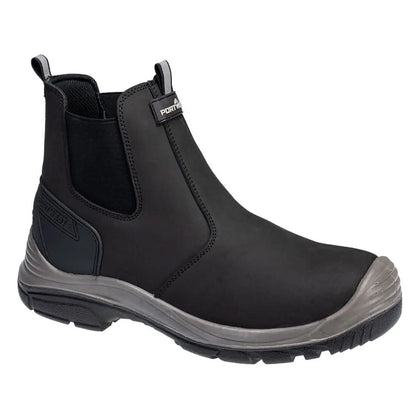Steel Action Nubuck Dealer Boot S7 Sc Fo Sr Fv02 - Black Grey - Customisable Boots