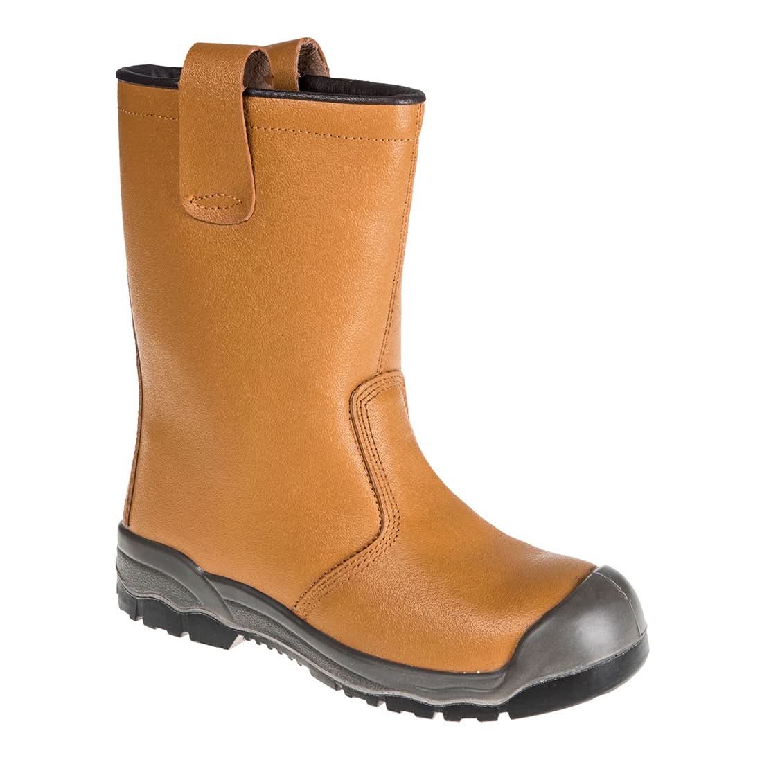 Portwest Steelite Rigger Boot With Scuff Cap S1P Ci FW13 - Tan - Customisable Boots