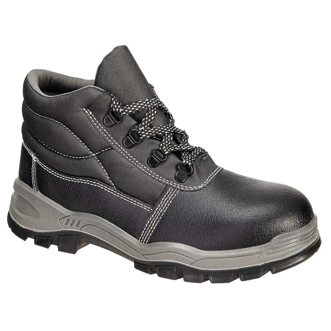 Steel Action Leather Mid Boot S3 Src Fw23 - Black - Customisable Boots
