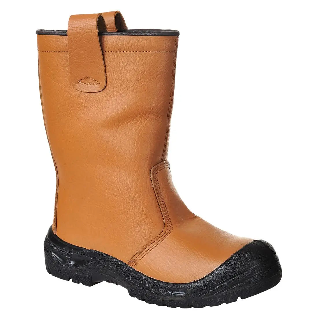 Steel Leather Rigger Boot S3 Sr Fw29 - Tan - Customisable Rigger Boots