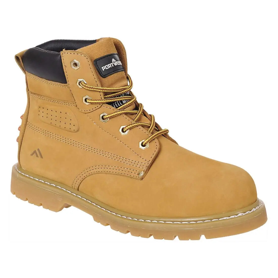Steel Nubuck Leather Ankle Boot Sbp Hro Fw35 - Honey - Customisable Boots