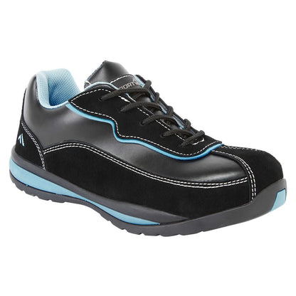 Portwest Steelite WomenS Safety Trainer S1P Hro FW39 - Black - Customisable Trainers