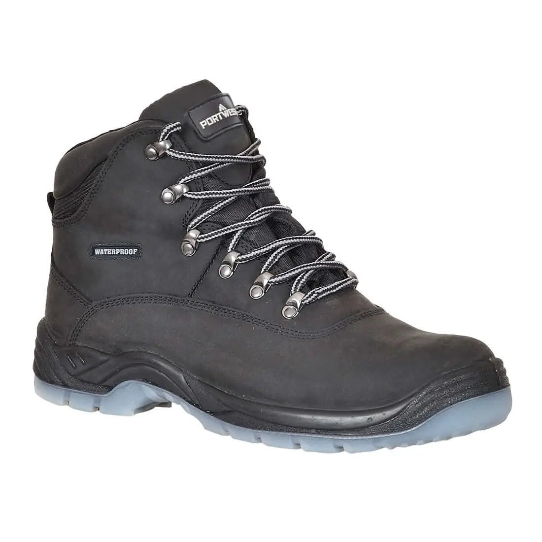 Steel Leather Ankle Boot S7 Fo Sr Fw57 - Black - Customisable Boots