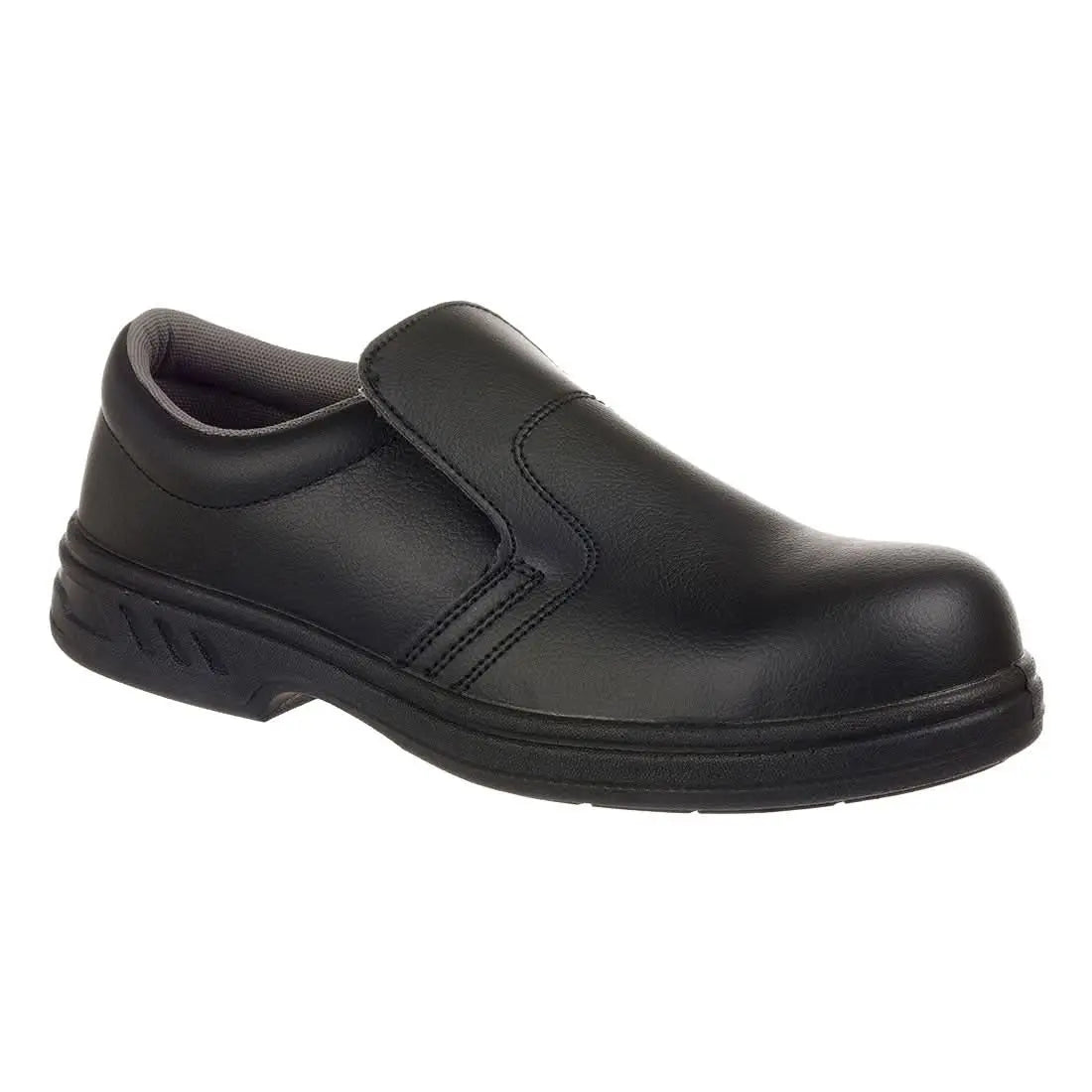 Steel Microfibre Slip On Shoe S2 Fo Sr Fw81 - Black - Customisable Shoes