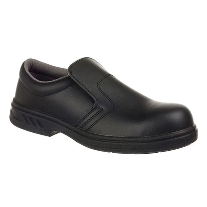 Steel Microfibre Slip On Shoe S2 Fo Sr Fw81 - Black - Customisable Shoes