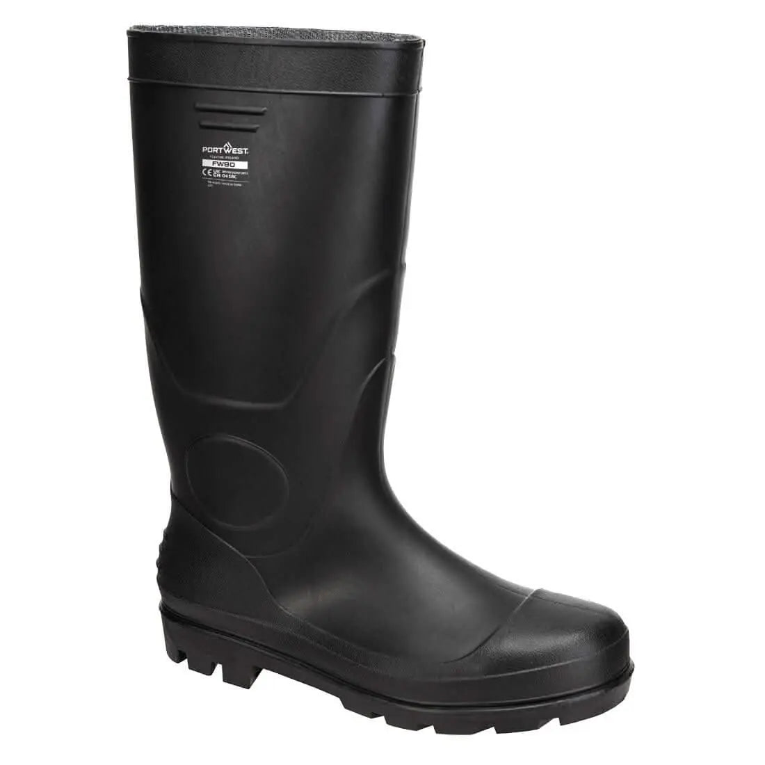 Occupational Pvc Wellington O4 Fo Fw90 - Black - Customisable Wellingtons