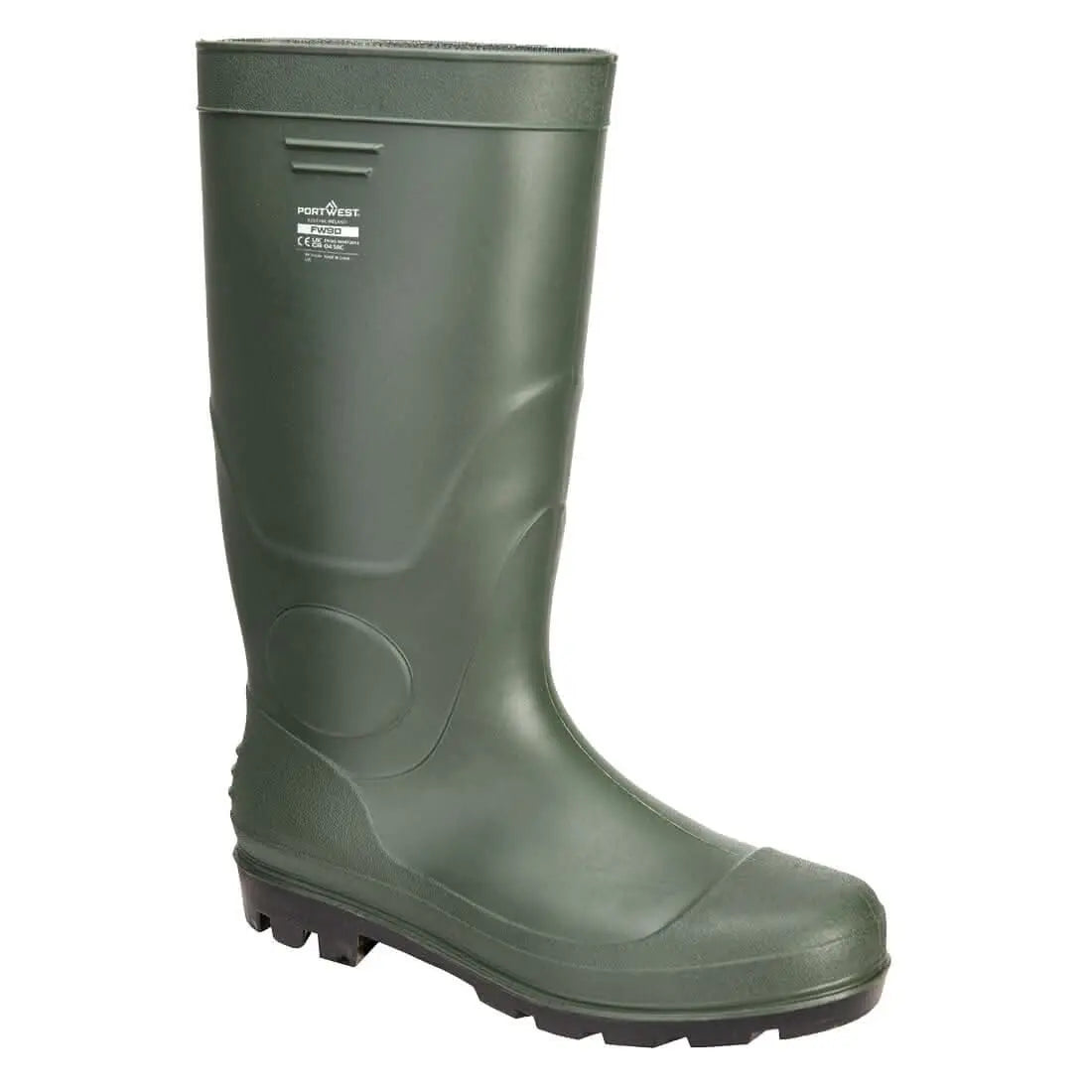 Occupational Pvc Wellington O4 Fo Fw90 - Green - Customisable Wellingtons