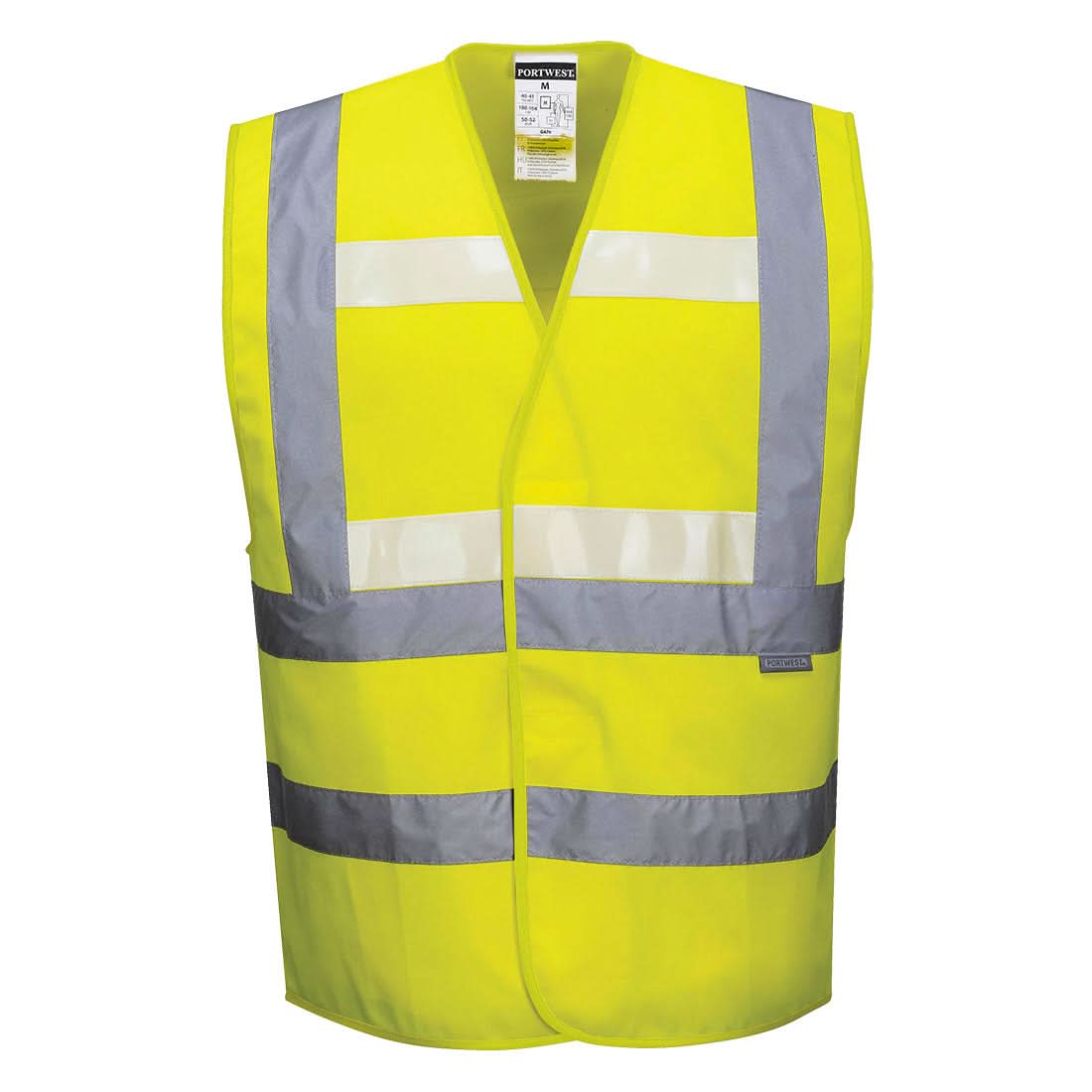 Portwest Triple Technology Vest G470 - Yellow - Customisable HV Vest