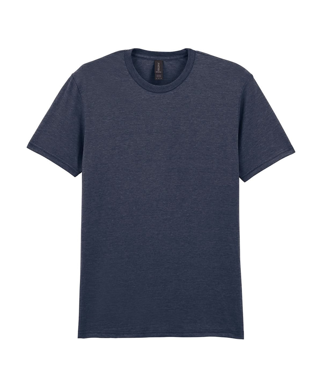 Gildan Softstyle adult ringspun t shirt Heather Navy GD001 - Heather Navy - Customisable T-Shirts