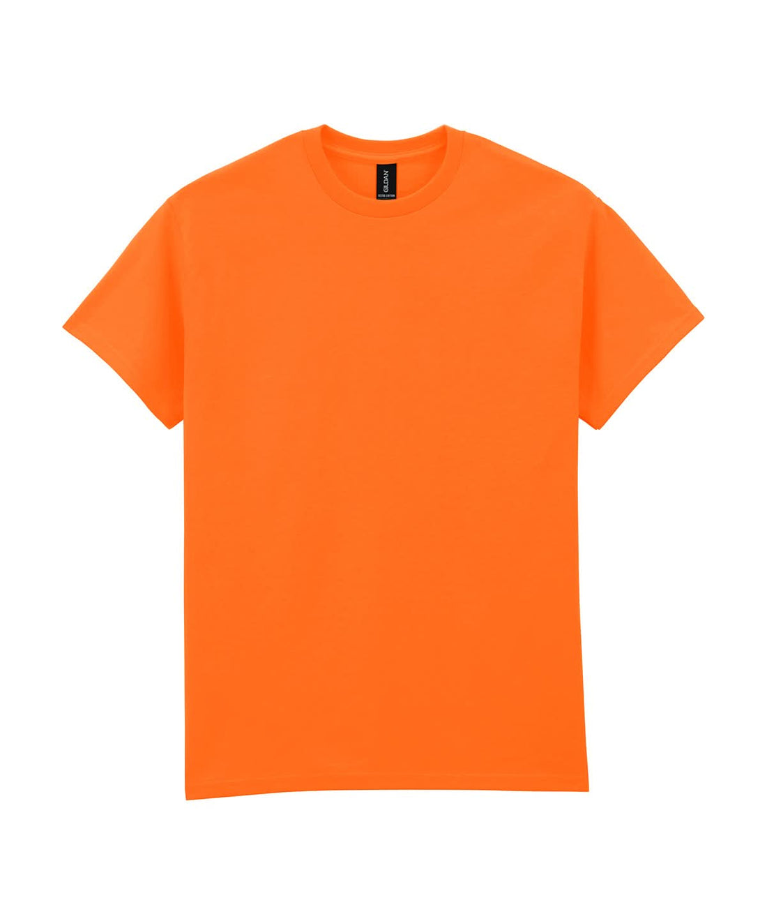 Gildan Ultra Cotton adult t shirt Safety Orange 2000 - Safety Orange - Customisable T-Shirts