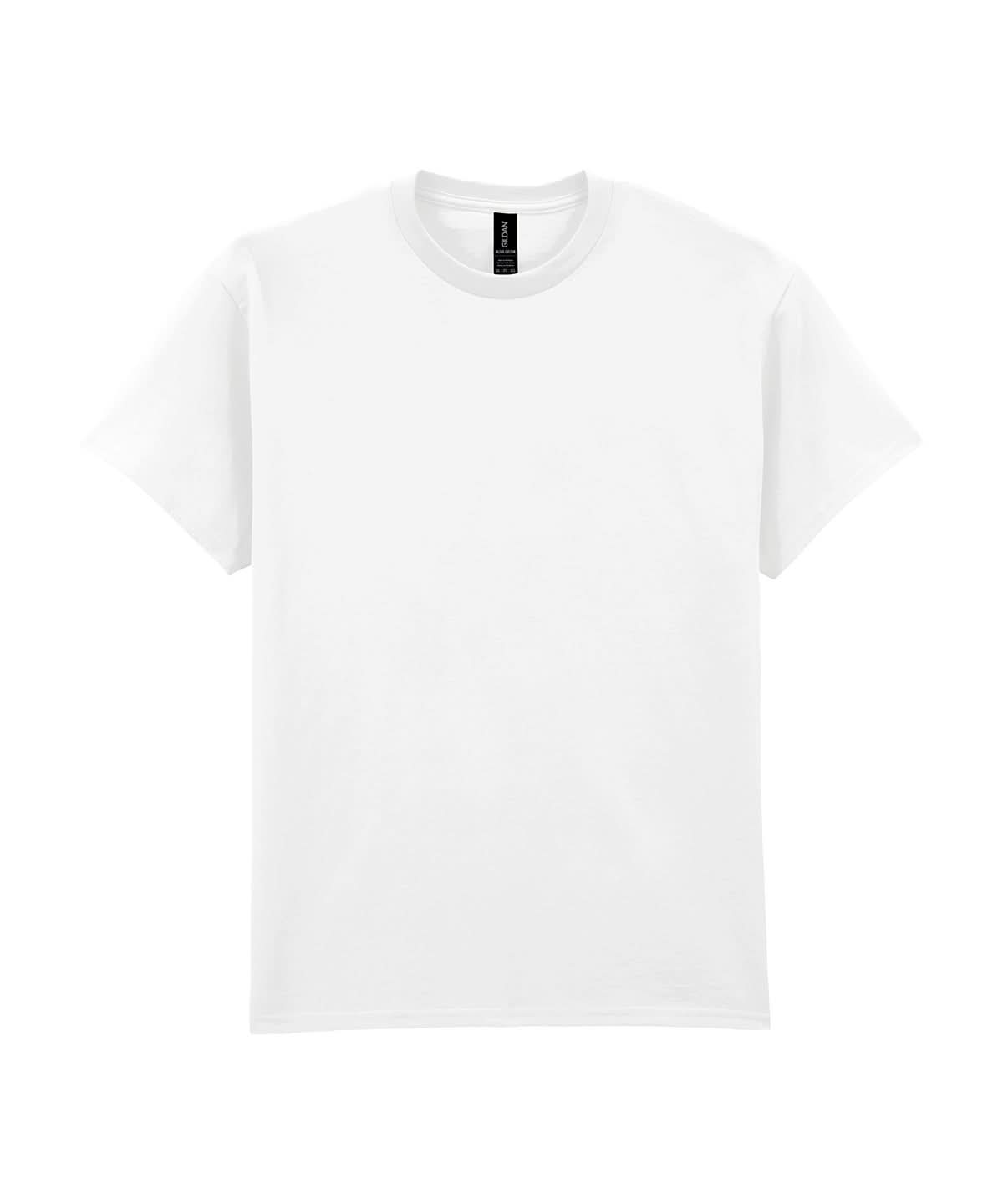 Gildan Ultra Cotton adult t shirt White 2000 - White - Customisable T-Shirts