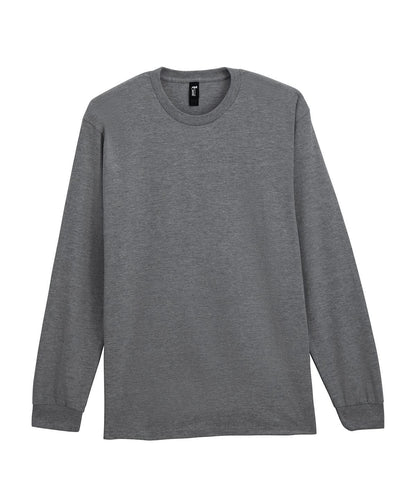 Gildan Hammer Adult Long Sleeve T Shirt GD004 - Graphite Heather 5XL - Customisable T-Shirts